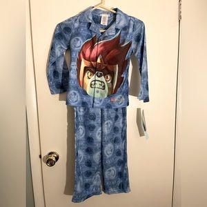 Lego Legend of Chima pajamas 2 piece size small NWT